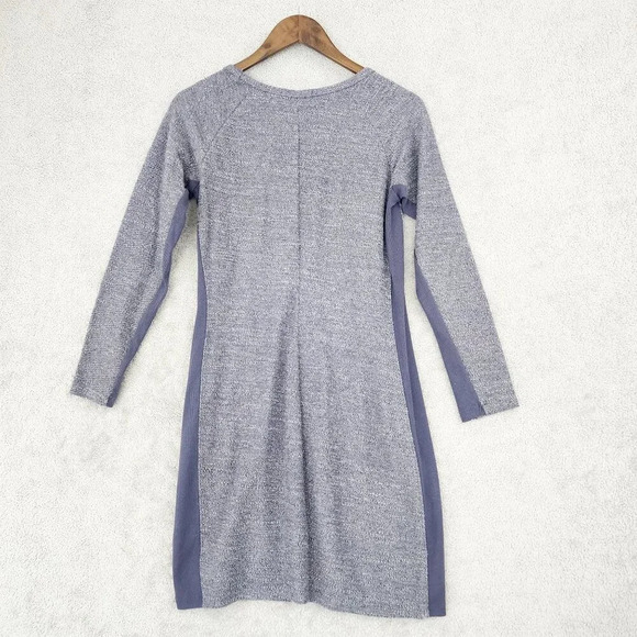 Marine Layer Womens Long Sleeve Tweed Knit  Shift Dress Size L  30GT - Picture 2 of 8